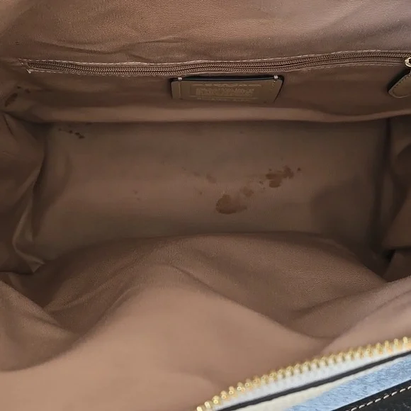 Coach Pennie Shoulder Handbag Leather With Brown Dust Cover Slip - Picture 13 of 17